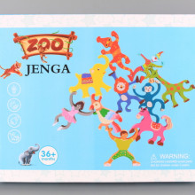 Дървена игра Дженга Животни