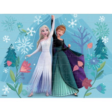 Пъзел лентикулярен 3D FROZEN - 100 елемента