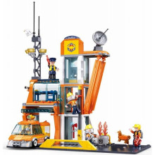 Конструктор Щаб на спасителните сили и джип PULL BACK