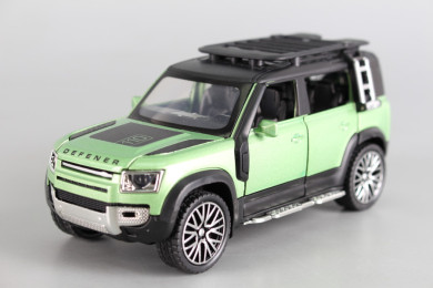 Метален джип със звук, светлина и отварящи се врати (1:32) - PULL BACK