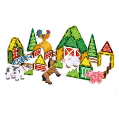 Магнитен конструктор Ферма - 45 елемента