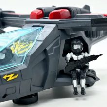 Военен хеликоптер със звук и светлина