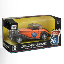 Метална ретро кола с отварящи се врати (1:32) - PULL BACK