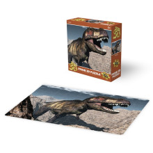 Пъзел лентикулярен 3D T - REX - 100 елемента