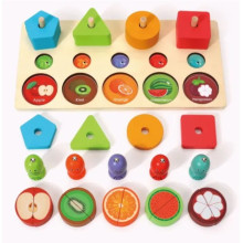 Дървен сортер с риболов - 3 в 1