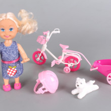 Кукла с колело