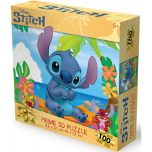 Пъзел лентикулярен 3D STITCH - 100 елемента