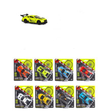 Метална кола с отварящи се врати (1:64) - PULL BACK