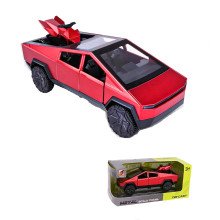 Метална кола със звук, светлина и отварящи се врати (1:36) - PULL BACK