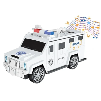 Електронна касичка Полицейски джип - 2 в 1