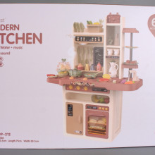 Кухня с мивка, пара, аспиратор и яйцеварка - 93 см.