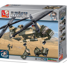 Конструктор Двуроторен хеликоптер и военен джип