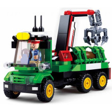 Конструктор Камион с ремарке и кран за трупи 