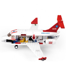 Конструктор Спасителен самолет и линейка