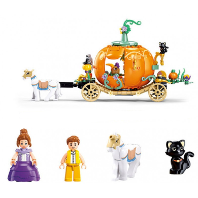 Конструктор Каретата на Пепеляшка - 320 елемента