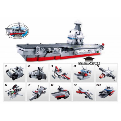 Конструктор Самолетоносач - 10 в 1