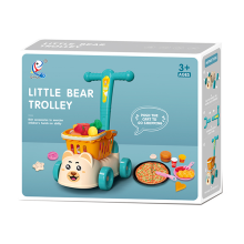 Количка за пазаруване с продукти 