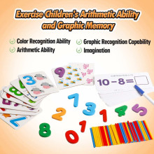 Дървена игра Математика