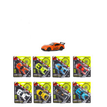 Метална кола с отварящи се врати (1:64) - PULL BACK