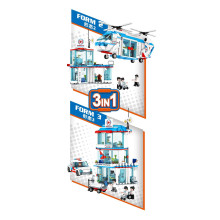 Конструктор болница - 3 в 1