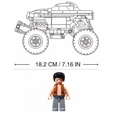 Конструктор Джип всъдеход - PULL BACK