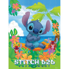 Пъзел лентикулярен 3D STITCH - 100 елемента