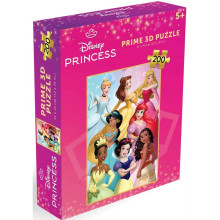 Пъзел лентикулярен 3D DISNEY PRINCESS - 200 елемента