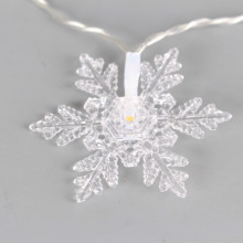 Коледни лампички - снежинки