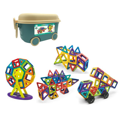 Магнитен конструктор - 168 елемента