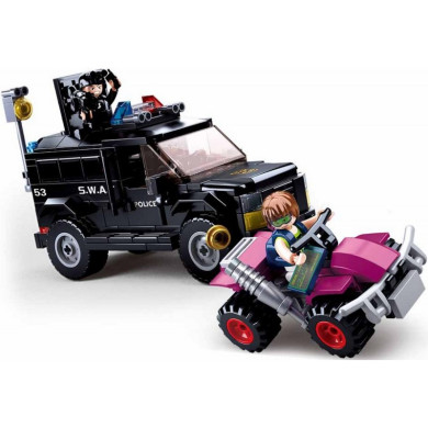 Конструктор Полицейски брониран джип - SWAT