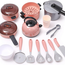 Печка с посуда и продукти