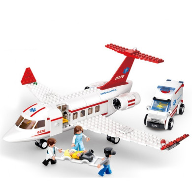 Конструктор Спасителен самолет и линейка