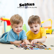 Пъзел лентикулярен 3D PUPPY SELFIE - 48 елемента