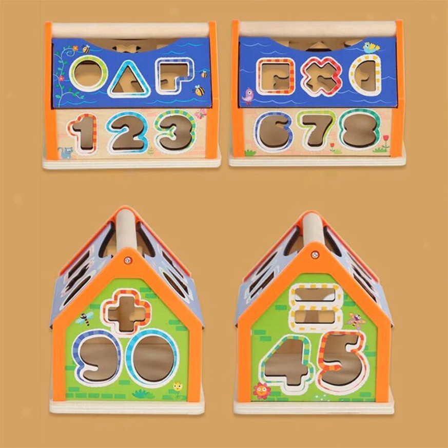 Дървена къща сортер