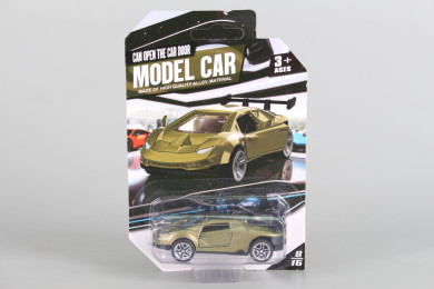 Метална кола с отварящи се врати (1:60) - PULL BACK