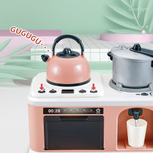 Печка с посуда и продукти