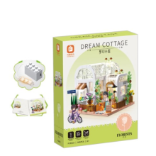 Конструктор Магазин за цветя с LED светлина 