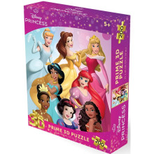 Пъзел лентикулярен 3D DISNEY PRINCESS - 200 елемента