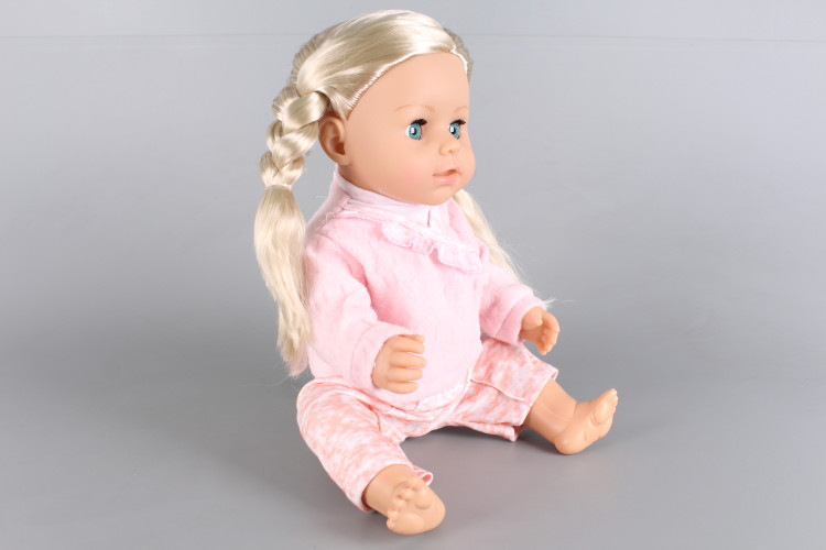 Кукла пишкаща с гърне и памперс