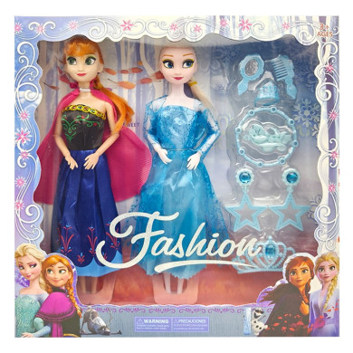 Комплект 2 кукли Принцеси с аксесоари