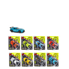 Метална кола с отварящи се врати (1:64) - PULL BACK