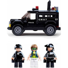 Конструктор Полицейски брониран джип - SWAT