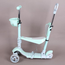 Тротинетка със седалка, светещи колела и родителски контрол - 5 в 1