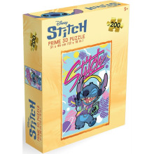 Пъзел лентикулярен 3D STITCH - 200 елемента