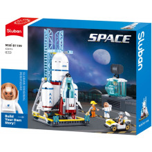 Конструктор Ракетна площадка с ракета носител и совалка