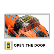 Метална ретро кола с отварящи се врати (1:32) - PULL BACK