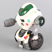 Танцуващ робот с 3D светлини и оръжие с пара