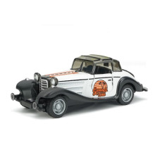 Метална ретро кола с отварящи се врати (1:32) - PULL BACK