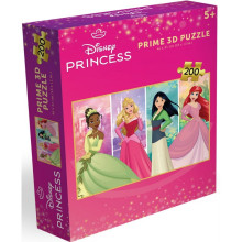 Пъзел лентикулярен 3D DISNEY PRINCESS - 200 елемента