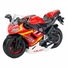 Метален мотор със звук и светлина (1:12) - PULL BACK